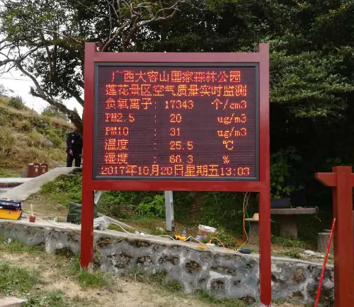 景區負氧離子監測系統 景區負氧離子監測系統